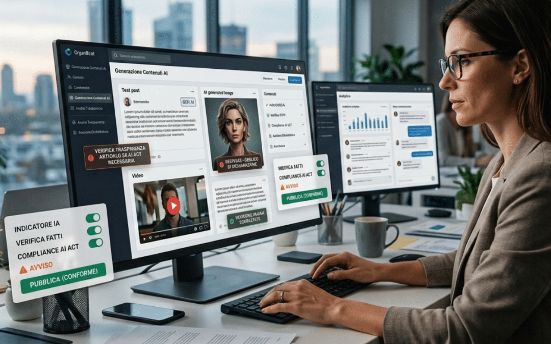 AI Act e contenuti online: dal 2026 usare l’intelligenza artificiale non basta più